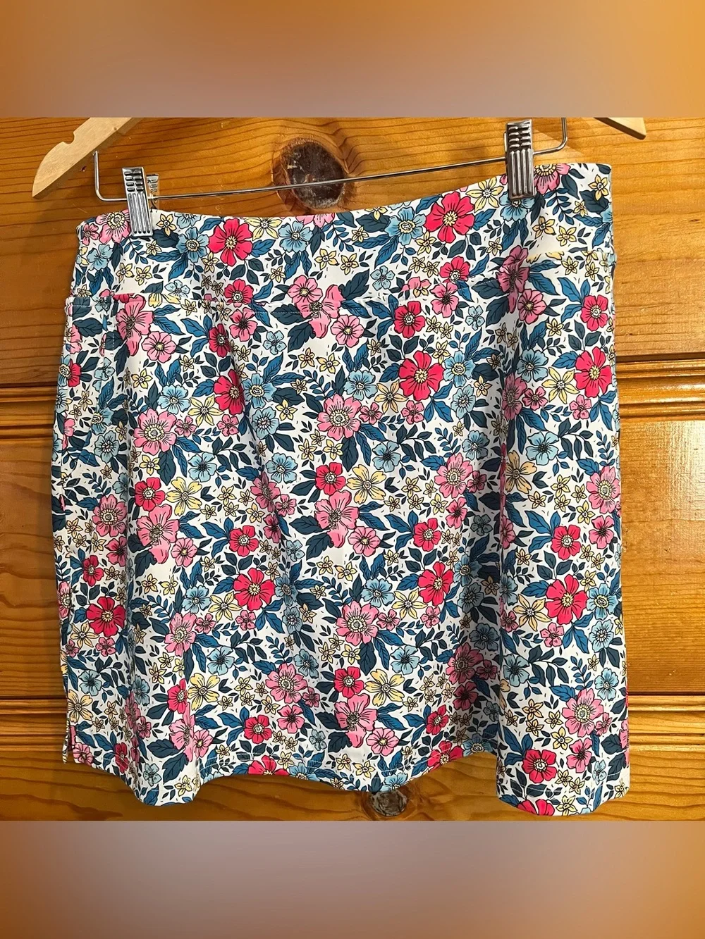 Floral Print Activewear Skort With Pockets XL Golf Tennis Pickleball XL Summer